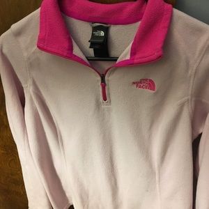 North face quarter zip pullover